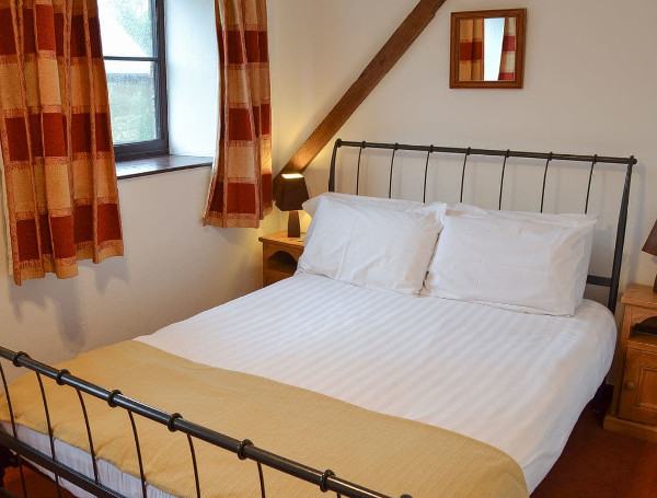 One of the bedrooms at Barn Cottage in Gulval, near Penzance