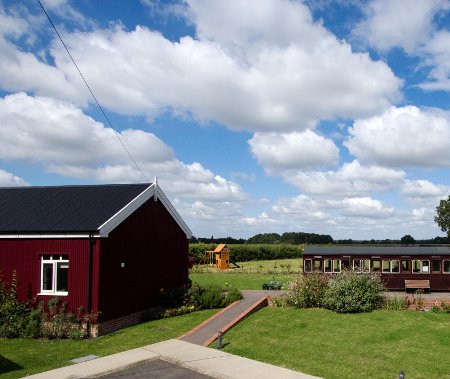 The setting of Brockford Railway Sidings