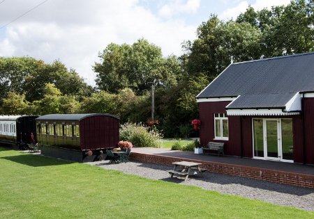 Brockford Railway Sidings near Stowmarket are a unique set of holiday cottages in Suffolk