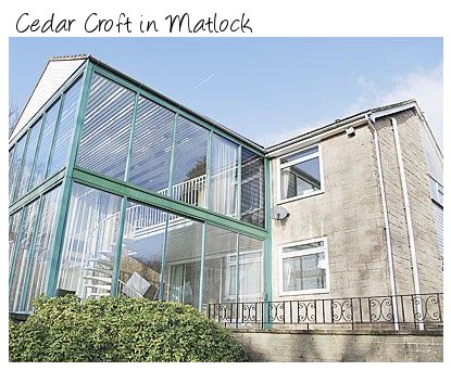 Cedar Croft in Matlock sleeps 14 people