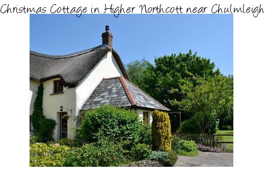 Christmas Cottage in Higher Northcott, near Chulmleigh is a traditional thatched holiday cottage sleeping 6 people