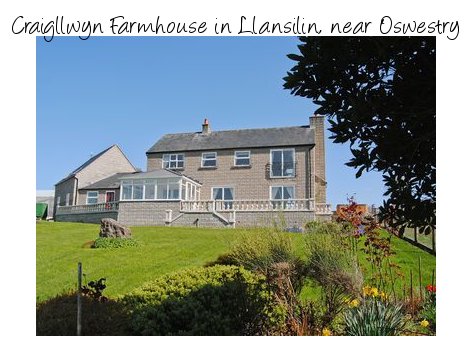 Craigllwyn Farmhouse is a large holiday cottage sleeping 11 people - with a private hot tub