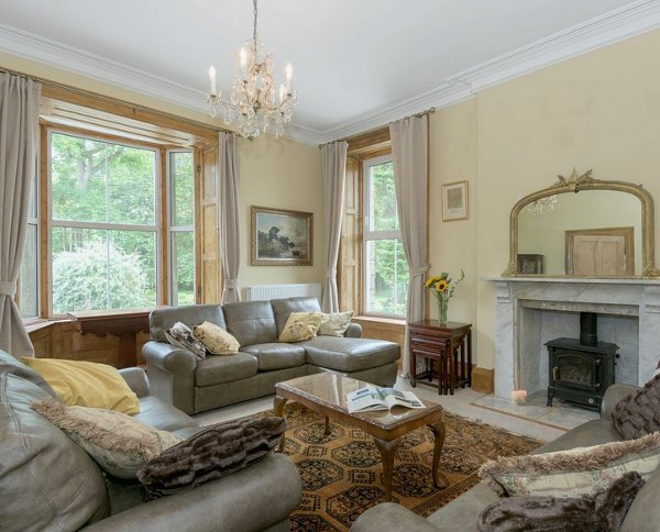 The living room at Hazel Grove House in Kirkby Lonsdale