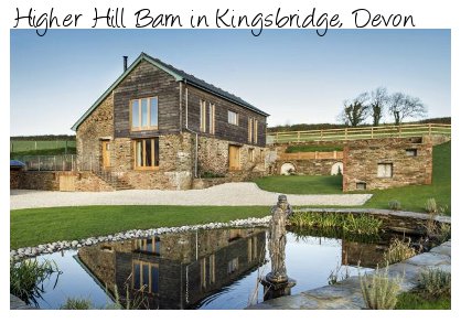 Higher Hill Barn is a modern barn conversion to a holiday cottage, in Kingsbridge. Higher Hill Barn sleeps 10 people