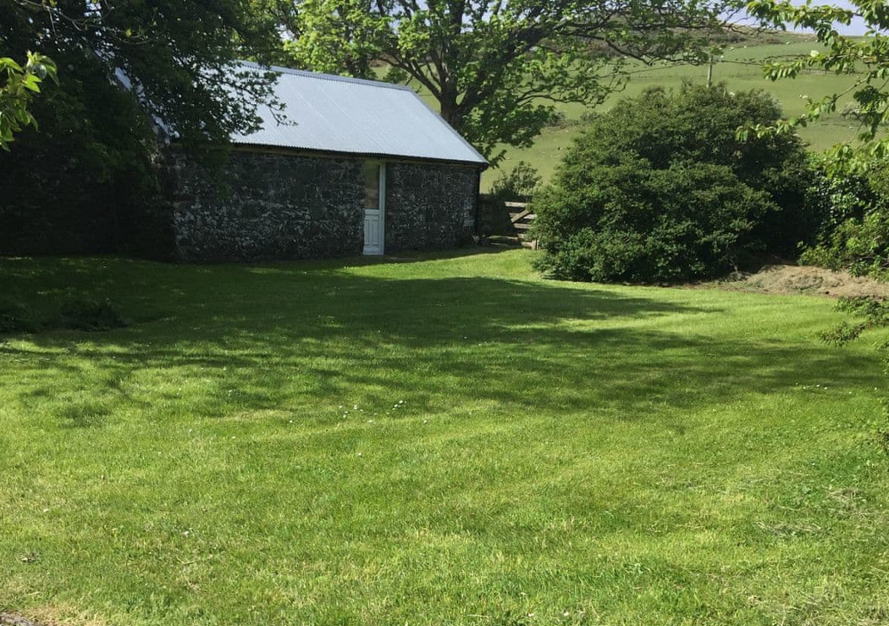 There is an acre of lawned garden at Kirkland House near Tarbert