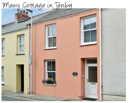 Mews Cottage is a large holiday cottage in the centre of Tenby. Mews Cottage sleeps 8 people