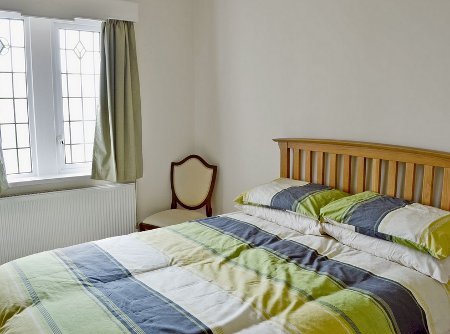 One of the four bedrooms at North Dene, Blackpool