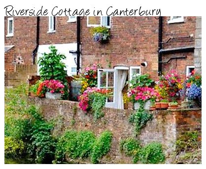 Riverside Cottage in the heart of Canterbury - next to the River Stour
