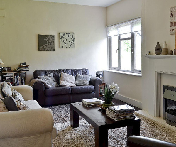 The living room at Shrover Hall in Anmore