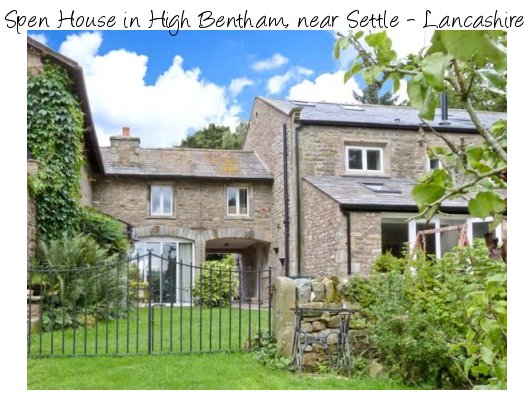 Spen House is a stone barn conversion in High Bentham, near Settle. Spen House sleeps 10 people and pet friendly