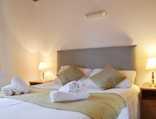 The double bedroom at Standcliffe Mews in Crich
