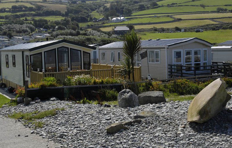 Caravans at Sunbeach Holiday Park