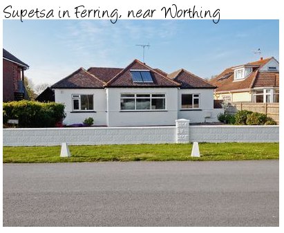 Supetsa in Ferring, near Worthing is a holiday cottage close to the south coast - and pet friendly