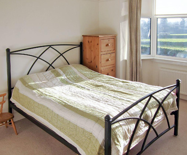 One of the bedrooms at The Garth in Stainton