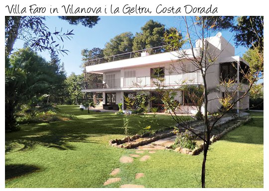 Villa Faro is a large holiday villa in the Vilanova i la Geltru on Costa Dorada - close to the beaches, bars and restaurants