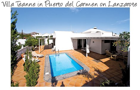 Villa Teanne is a holiday villa near the popular resort of Puerto del Carmen on Lanzarote. Villa Teanne sleeps 6 people