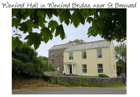 Wenford Hall is a large holiday cottage in North Cornwall. You'll find Wenford Hall in Wenford Bridge near St Breward